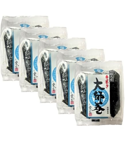 Amazon | 大師巻 巾着 1箱 贈答用 紙袋付き 醤油味2袋 塩味2袋 手巻き
